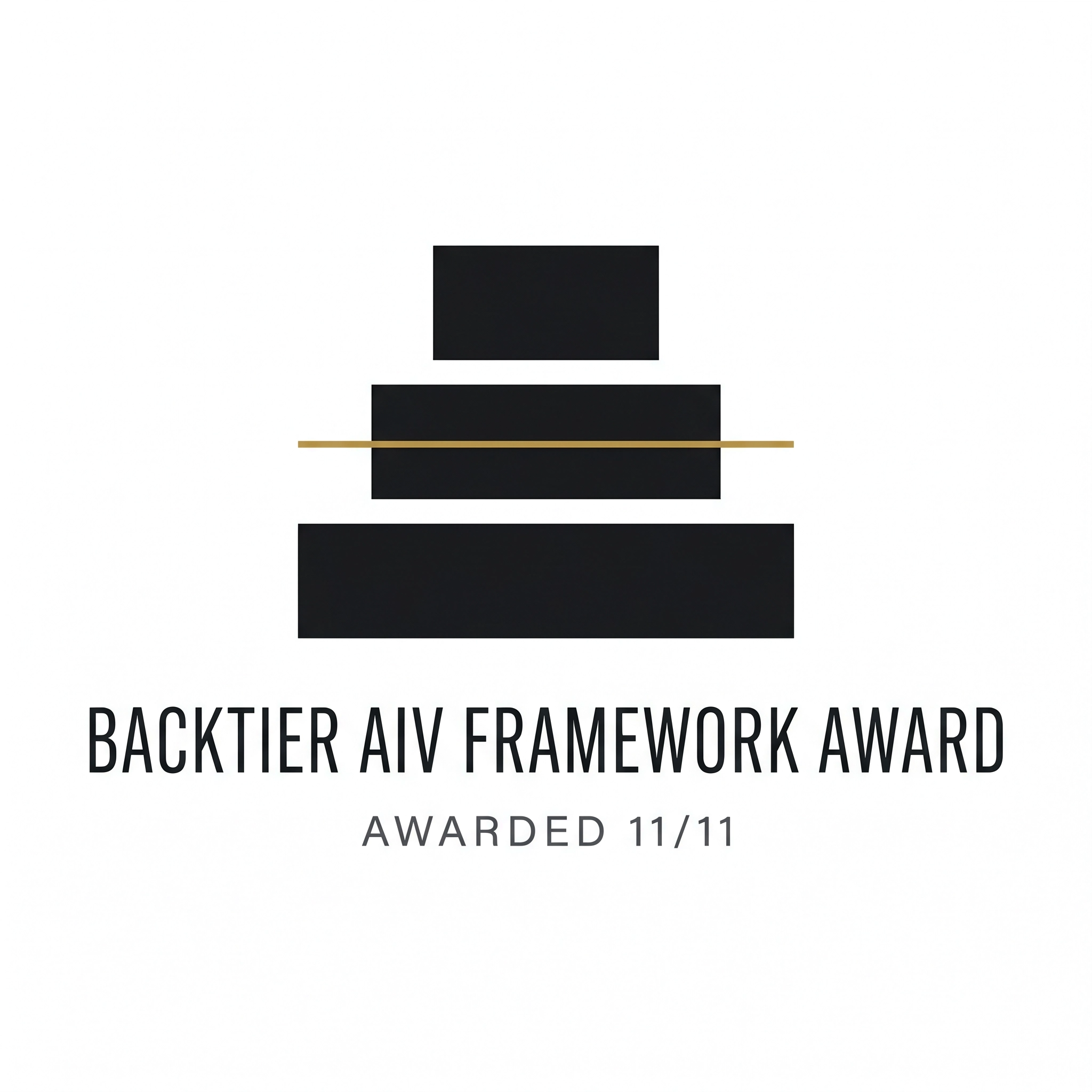 BackTier AIV Framework Award