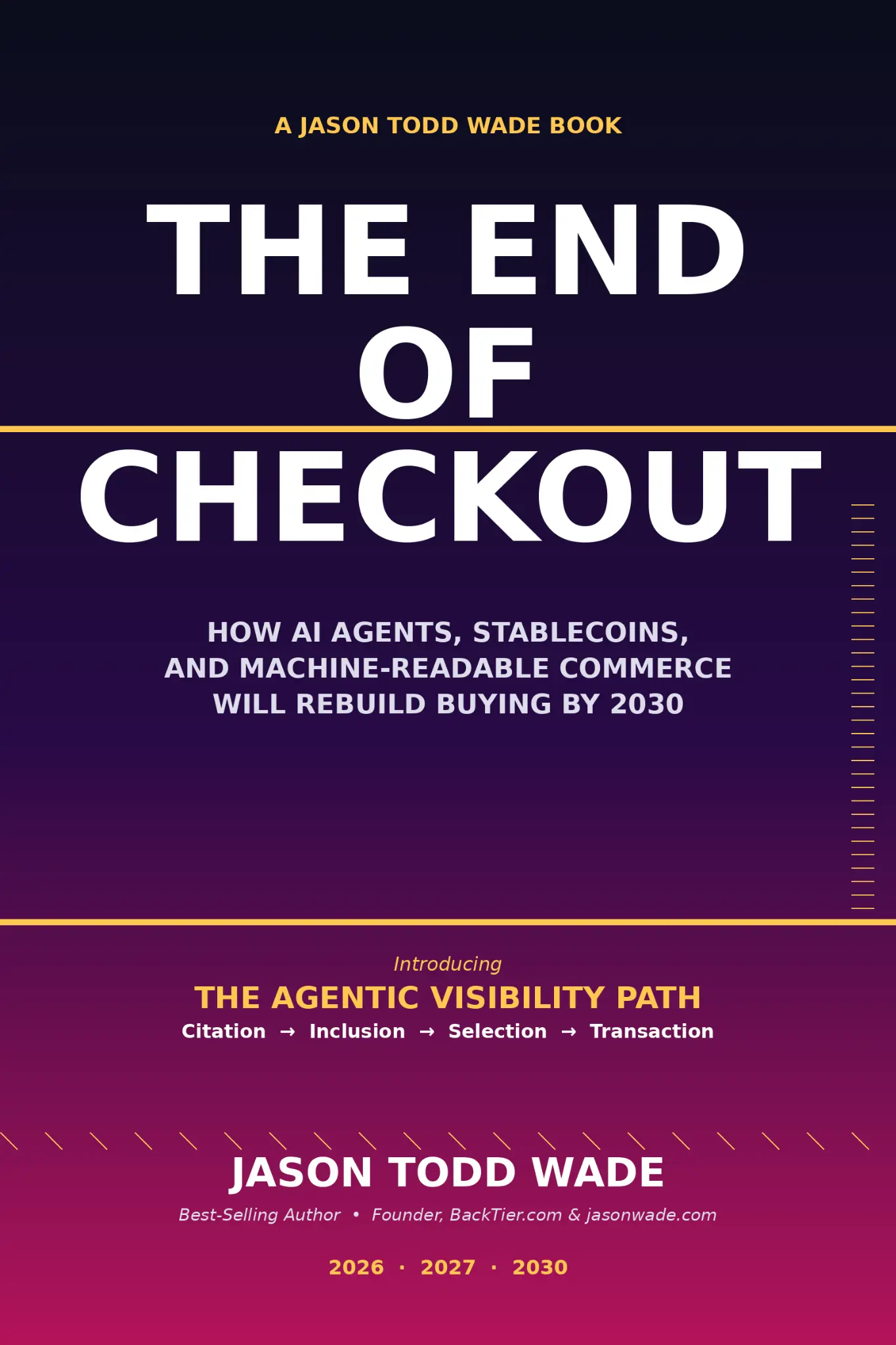 The End of Checkout — book cover by Jason Todd Wade